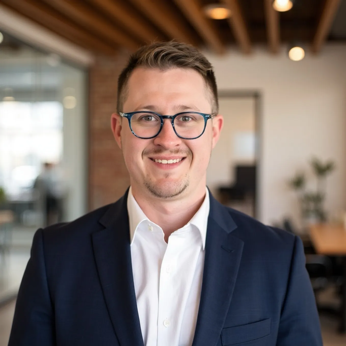 Dr. Connor Robertson in a modern office